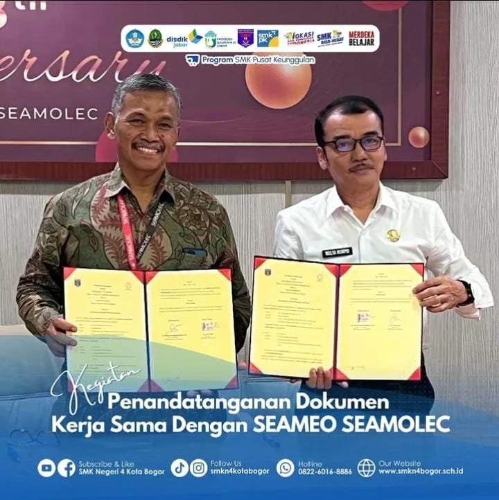 Penandatanganan Dokumen Kerja Sama Dengan SEAMEO SEAMOLEC